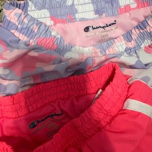 Champion Pink and Lavender Camo Shorts